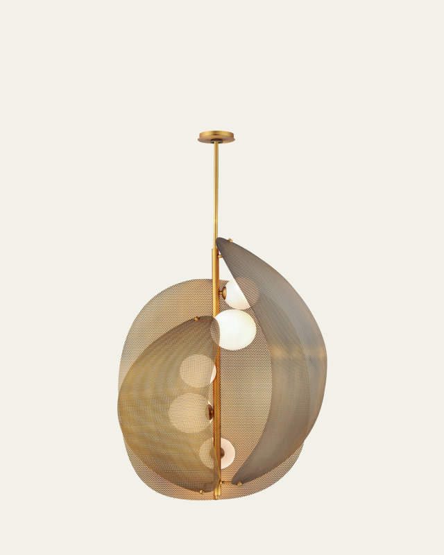 X Mat Sanders Chips 5-Light Vertical Pendant Light